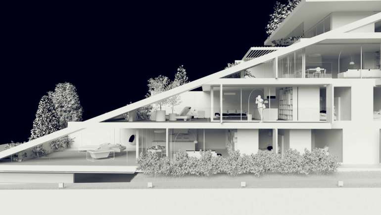 Réalisation de CP3 : Immeuble en terrasses